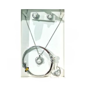 Shop Zone Gold Plated Jewellery Set For Women (0057)