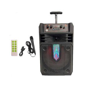 ShopEasy 8" Trolley Wireless Speaker With Microphone (KTS-1631)