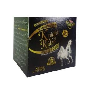 Cart Shop Knight Rider Extra Timing Condoms Black - Pack Of 12