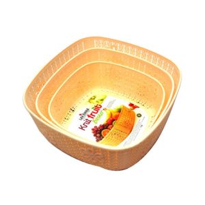 Shopya Lavenna Collection Knit Fruit Basket Beige Pack Of 3