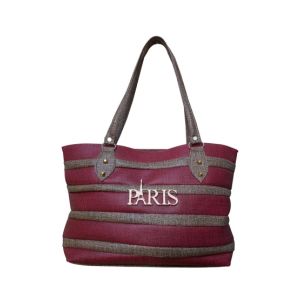 Shopya Paris Leather Handbag for Women Maroon