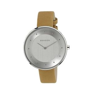 Skagen Gitte Leather Women's Watch Light Brown (SKW2326)