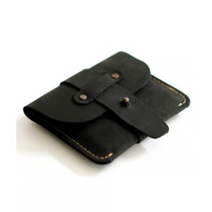 Snug Ace Leather Wallet For Men Matte Black (ACE-001)
