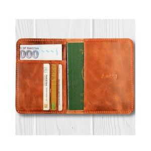 Snug Leather Passport Wallet For Men Crude (CRUDE-003)