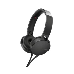 Sony Extra Bass On-Ear Headphones Black (MDR-XB550AP)