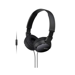 Sony Extra Bass On-Ear Headphones Black (MDR-ZX110AP)
