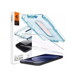 Spigen EZ Fit Screen Protector For iPhone 12 Mini Pack Of 2
