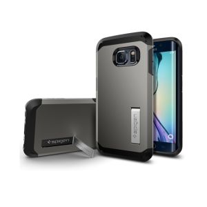 Spigen Galaxy S6 Edge Case Tough Armor (Gunmetal)