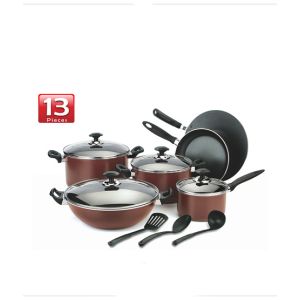 Suprano Kitchen King Non Stick Cookware Set - 13 Pieces