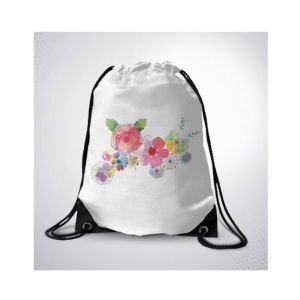 Traverse Flower Printed Drawstring Bag (T148DRSTR)