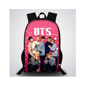 Traverse BTS Printed School Bag For Unisex (T387TWH)