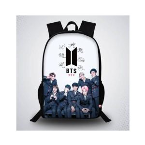 Traverse BTS Printed School Bag For Unisex (T392TWH)