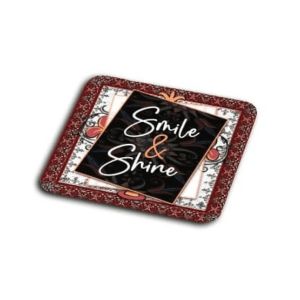 ZamZam Blooming Beauty Printed Tea Coaster 