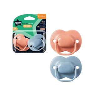 Tommee Tippee Cherry Latex Soother 6-18M Pack Of 2 (TT 433533)