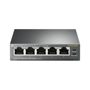 TP-Link 5-Port Gigabit Desktop Switch with 4-Port PoE (TL-SG1005P)