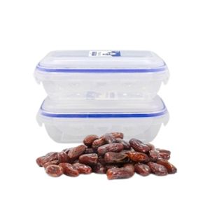 TPWfamily Air Tight Food Storage Box 2 Pcs Set (0.8 Litre)