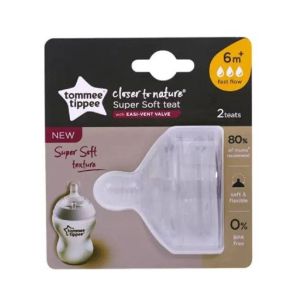 Tommee Tippee Colser To Nature Nipple - Slow Flow Pack Of 2 (TT 422120)