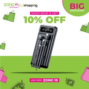 Vizo 10000mah VHT-09 Fast Charging Power Bank 