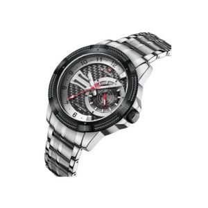 Naviforce Exclusive Date Watch For Men Silver (NF-9206-6)
