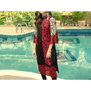 Waqas inc Embroidery Unstitched 2 Pieces Suit (0017)