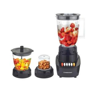 Westpoint 3 In 1 Blender Chopper & Grinder Black (Wf-333)