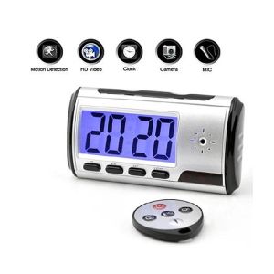 Wish Hub Table Clock IP Camera With Remote