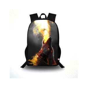 Traverse Wolf Digital Print Backpack (T304TWH)