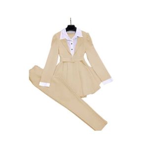 ZamZam 2pc Dress For School Girls (AC-128)-Cream