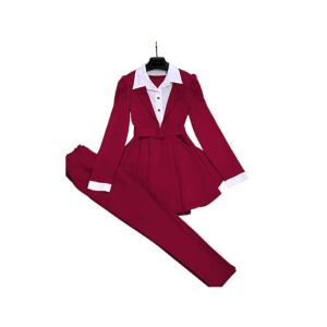 ZamZam 2pc Dress For School Girls (AC-128)-Maroon