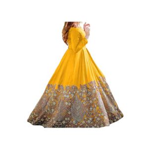 ZamZam 2pc Lehnga For Women-Yellow
