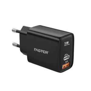 Faster Dual Port USB 22.5W Quick Charge 3.0 Fast Wall Charger (PD-33W)
