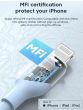 iShopping - KUULAA 30W MFI Certified PD Type-C to Lightning Fast Charging Cable Black 1M