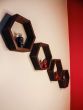 iShopping - Shamima Crafts Wall Shelves Frame Brown Pack of 4