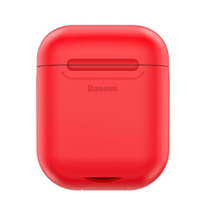 Baseus Silicone Wireless Charger Case For AirPods Red (WIAPPOD-09)