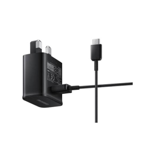 Samsung 15W 3 Pin Super Fast Charger With Cable Black