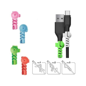 Ferozi Traders Screw Data Line Protective Sleeve Pack Of 4