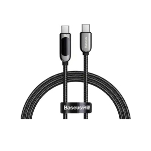 Baseus Display 100W Type-C To Type-C Fast Charging Data Cable 2M Black