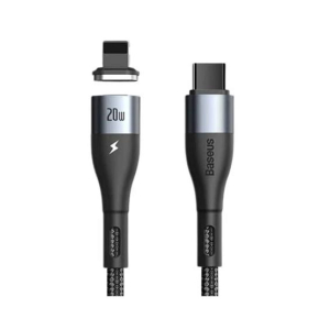 Baseus Zinc Magnetic Safe Type-C To iphone PD Fast Charging Data Cable 1M Black
