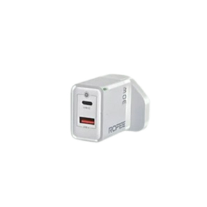 Rofee 30W Dual Port Smart and Fast Wall Charger (RG-130)-White