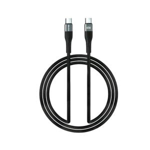 Rofee 60W C Type to C Aluminum Alloy Smart & Fast Data Cable 1.2M Black (502-C)