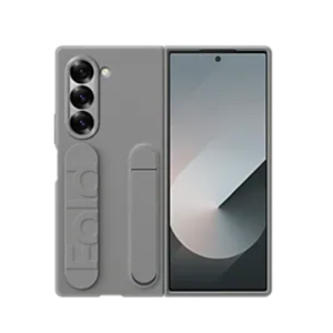 Samsung Silicone Grip Case with Stand for Z Fold6-Grey