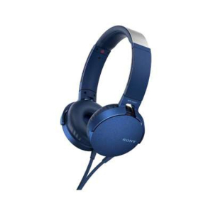 Sony Extra Bass On-Ear Headphones Blue (MDR-XB550AP)
