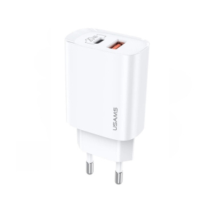 Usams 20W Dual Port PD Charger White