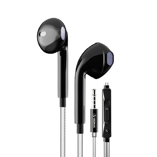 iShopping - Sigma Quality Stereo Earphones S10 - Black
