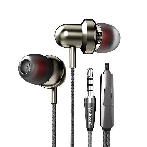 iShopping - Sigma Quality Stereo Earphones S14 - Grey