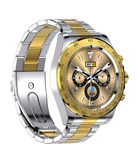 iShopping - Yolex Designer Collection Luxury Stainless Steel Smart Watch Two Tone