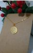 iShopping - Fashionism Ayatul Kursi Calligraphy Necklace For Women Gold