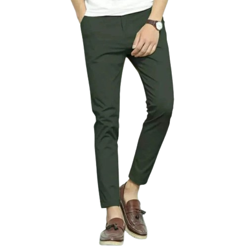 iShopping - Fashion Trendz FT Cotton Chinos Pant-Olive Green-34