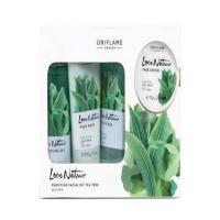 Oriflame Sweden Love Nature Facial Kit Tea Tree For Unisex (32258)