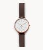 iShopping - Skagen Hagen Leather Women's Watch Dark Brown (SKW2356)